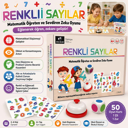 Küçük Dehalar - Renkli Sayılar Matematik Oyunu