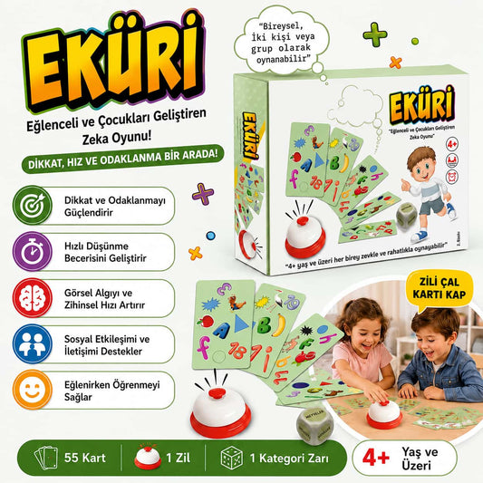Küçük Dehalar - EKÜRİ - Dikkat, Hız, Odaklanma Oyunu