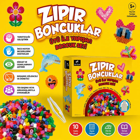 Küçük Dehalar - Boncuklarla Şekil Yapma Aktivite Seti