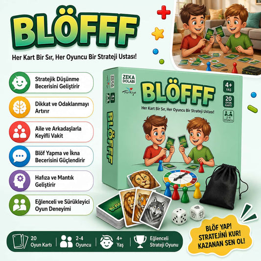 Küçük Dehalar - Blöff Strateji Kutu Oyunu