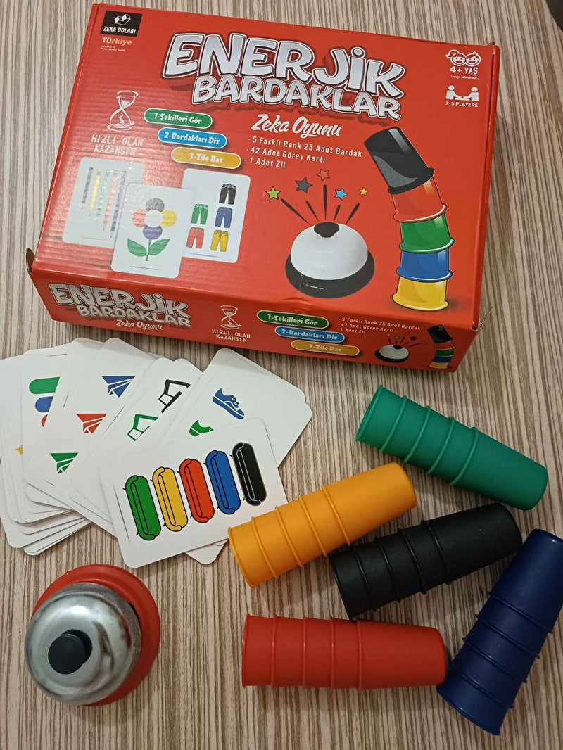 Küçük Dehalar - Enerjik Bardaklar Zeka Oyunu