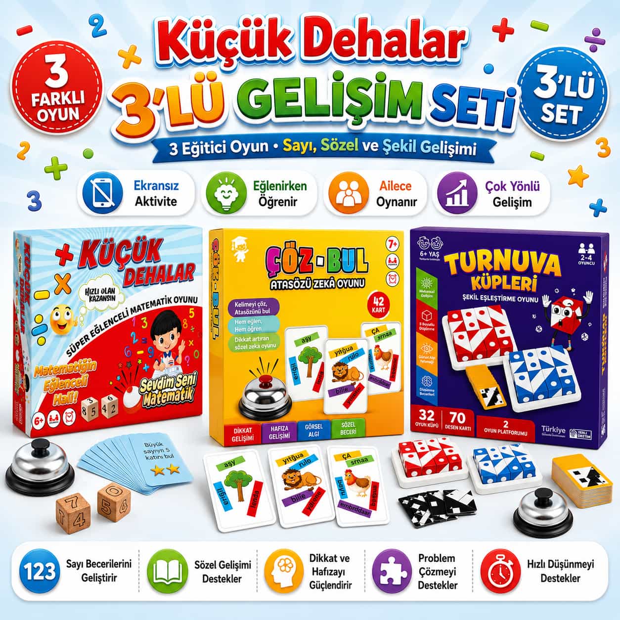 Küçük Dehalar - Bütüncül Gelişim Seti