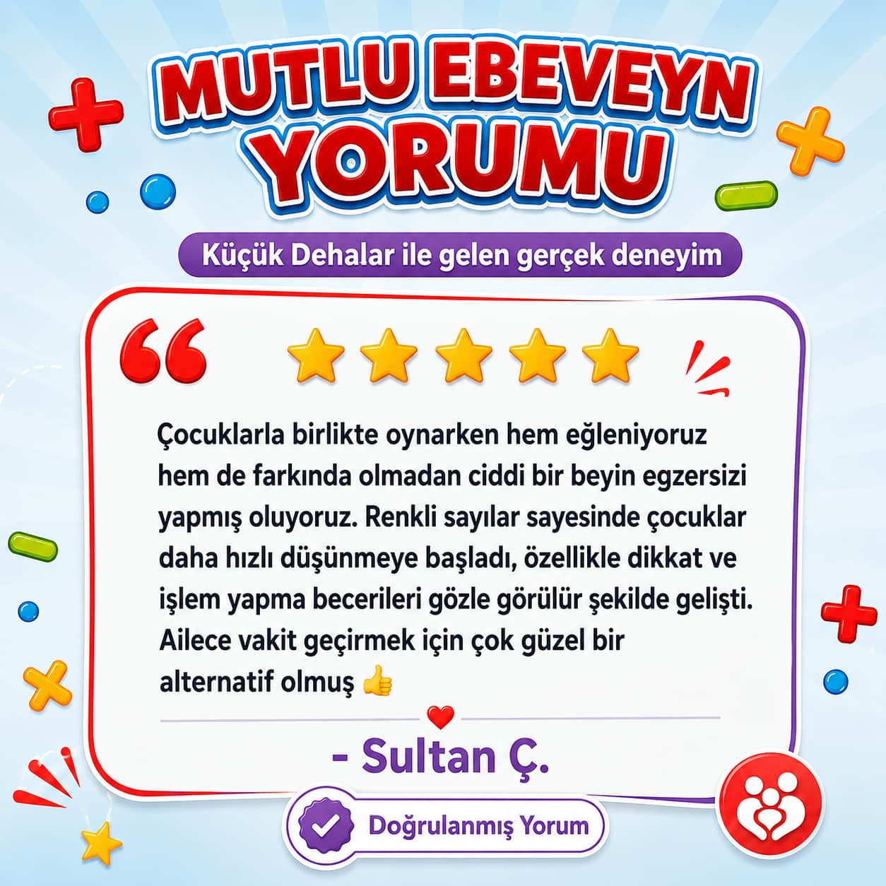 Küçük Dehalar - Renkli Sayılar Matematik Oyunu