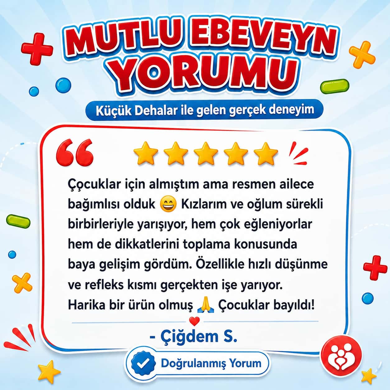 Küçük Dehalar - Enerjik Bardaklar Zeka Oyunu