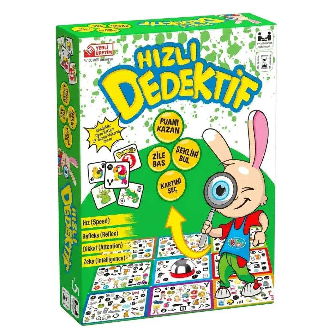 Küçük Dehalar - Hızlı Dedektif Zeka Oyunu