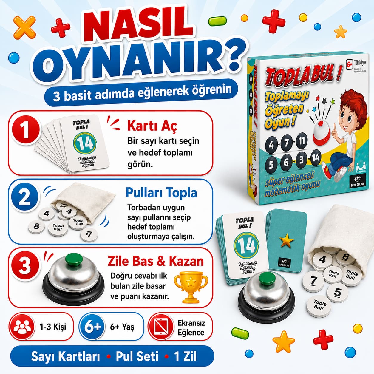 Küçük Dehalar - Topla Bul Kutu Oyunu