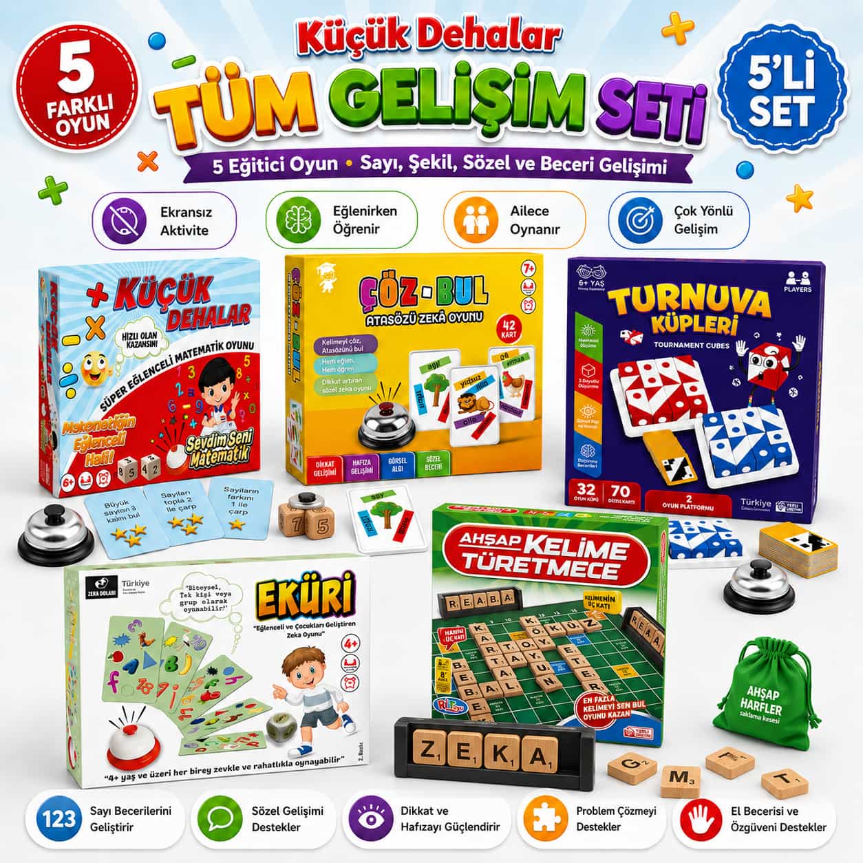 Küçük Dehalar - Bütüncül Gelişim Seti